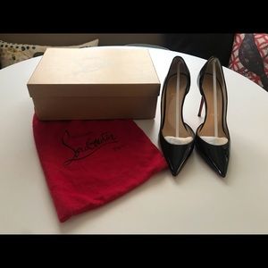 Christian Louboutin “Iriza” black patent 100